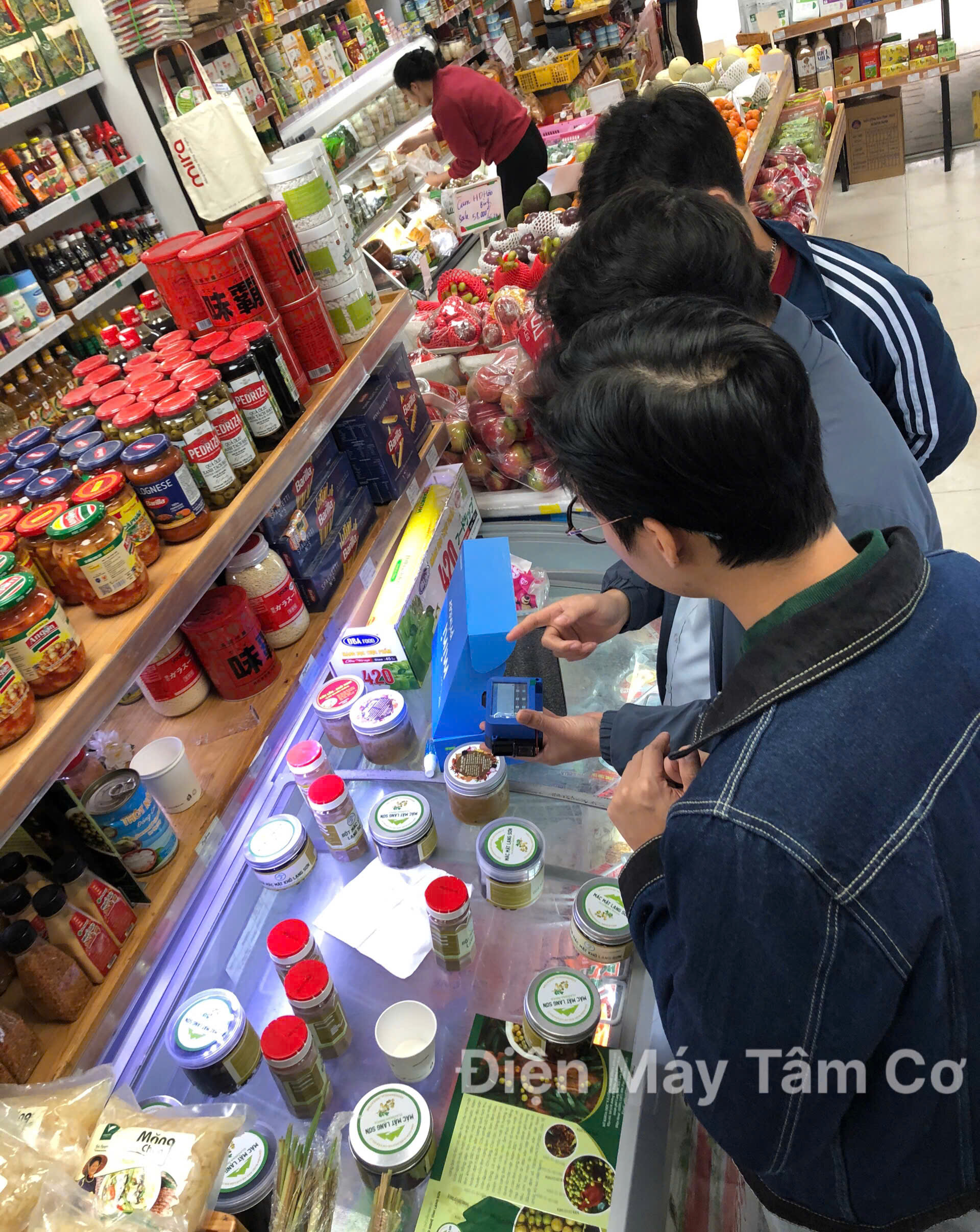 Máy in date diện tử mini 