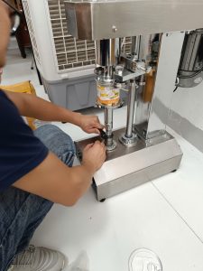 Máy viền mí lon